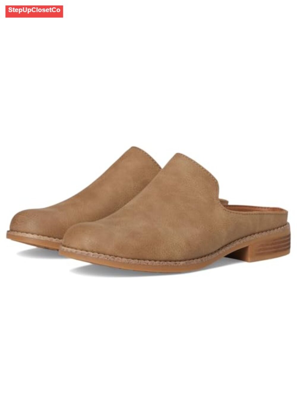 Women's Slip On Mule Shoes Comfort Cushioned Microfiber
